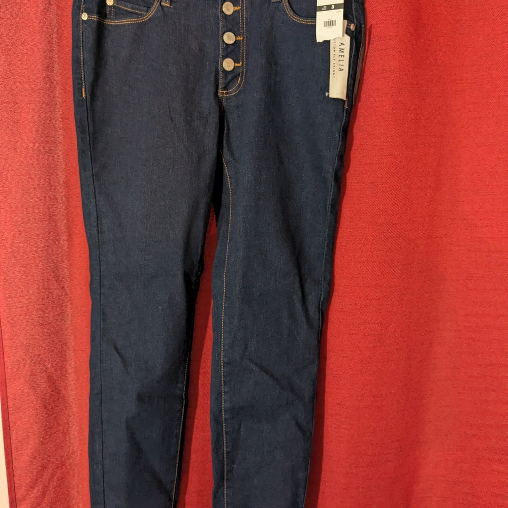 Tahari Dark Blue Women Jeans
